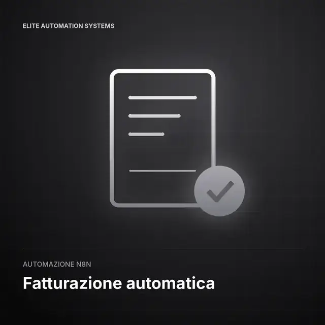 Fatturazione automatica: documento con spunta di conferma