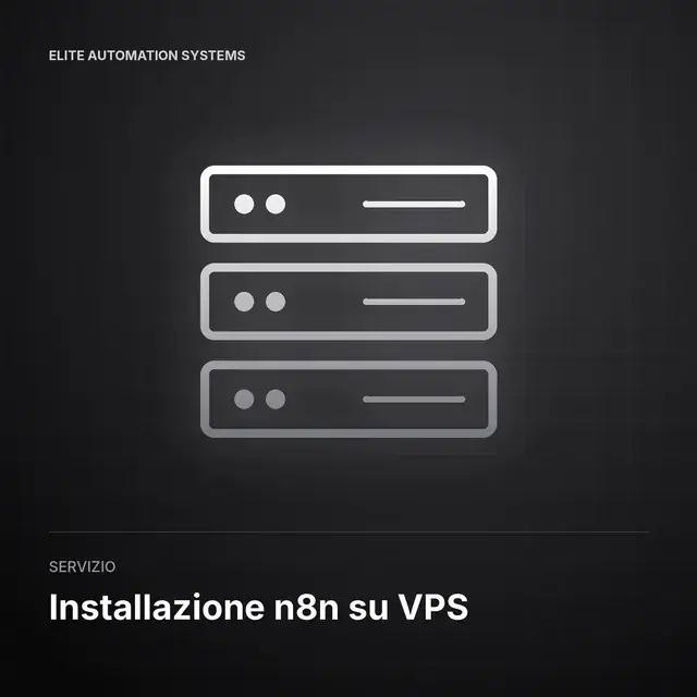Installazione n8n su VPS: rack di server