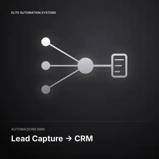Lead Capture → CRM: contatti che confluiscono nel CRM